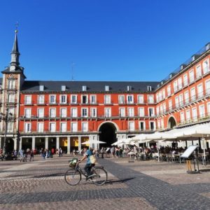 Plaza mayor à Madrid