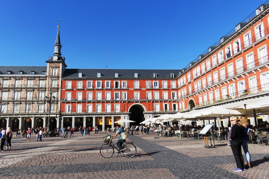 Plaza mayor à Madrid