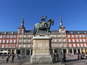 La Plaza Mayor à Madrid