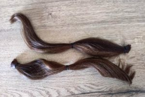 Mèches de 30cm de cheveux