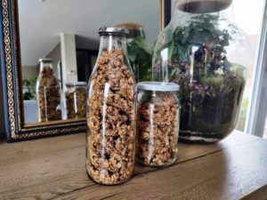 Bocaux de granola type Cruesli