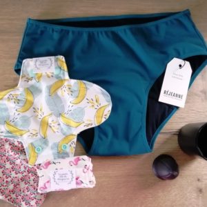 Alternatives pour des règles zéro déchet, serviettes, culotte, cup