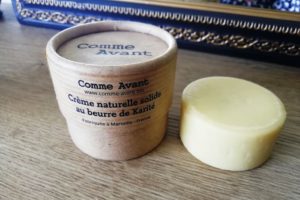 Crème naturelle solide Comme Avant