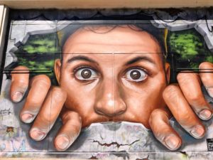 Street art par Braga Last One