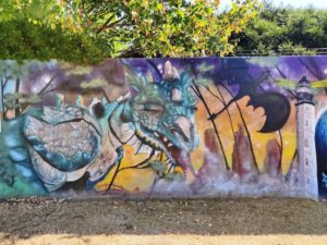 Fresque de KMU, K2B, Roka, GolfOner & V Speed Graff