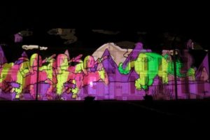Video Mapping Festival sur le château de Bernicourt
