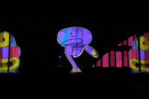 Video Mapping Festival sur le château de Bernicourt