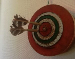 Ancien jeu de fléchettes au château de Bernicourt