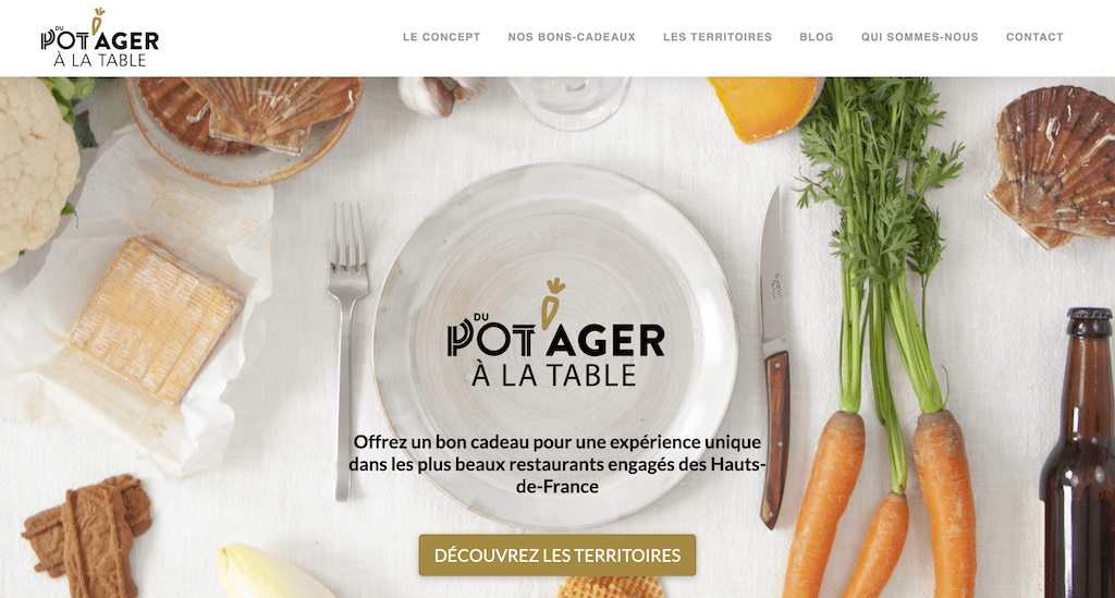 Site Du Potager à la table