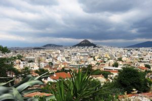 Vue sur Athènes depuis l'Acropole