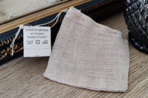 Sachet de thé en lin cultivé et fabriqué en France