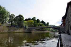 Sur le chemin de halage à Namur