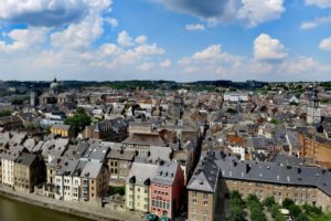 Vue sur la ville de Namur depuis la Citadelle