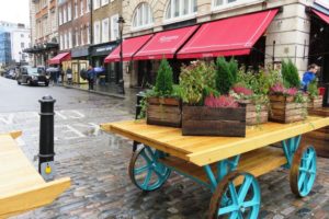 Dans la rue, à proximité de Covent Garden Market