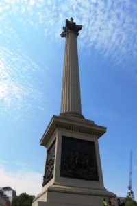 La colonne de Trafalgar Square à Londres