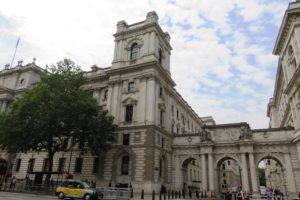 Façade de bâtiment à Londres