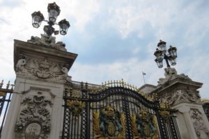 Portail de de Buckingham Palace à Londres