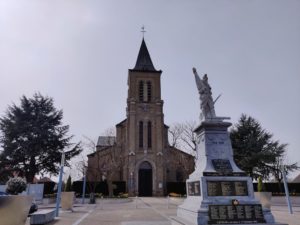 Eglise et place Cornette de Ghyvelde