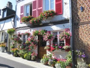 Maison fleurie à Saint-Valéry-sur-Somme