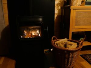 Poêle à bois Aux Cabanes à Grand-Laviers