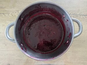 Jus de groseilles et cassis