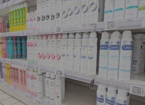 Déodorants en bombe
