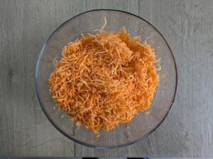 Saladier de carottes râpées