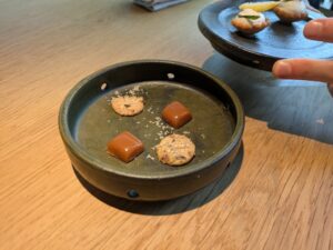 Caramels et cookies aux noix