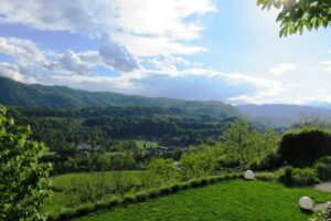 Vue sur Radovljica en Slovénie