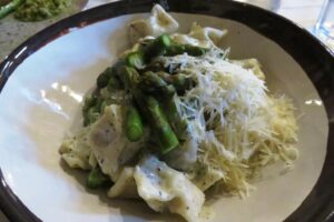 Plat du restaurant Kunstelj à Radovljica en Slovénie