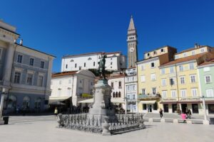 Place Tartini à Piran en Slovénie