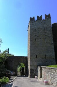 Rempart à Piran en Slovénie