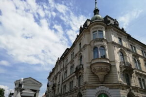 Façade de bâtiment à Ljubljana