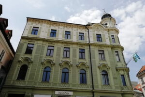 Façade de bâtiment à Ljubljana