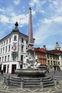 Fontaine à Ljubljana