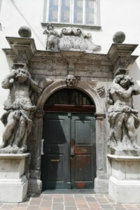 Façade de bâtiment à Ljubljana