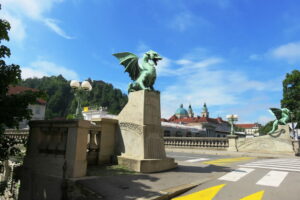 Dragon du pont des Dragons de Ljubljana