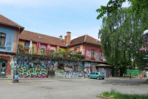 Le quartier alternatif Metelkova
