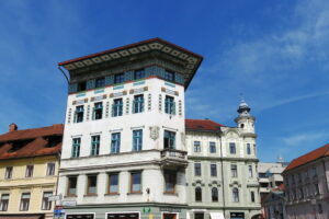 Façade de bâtiment à Ljubljana