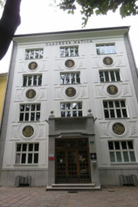 Façade de bâtiment à Ljubljana